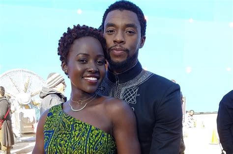 chadwick boseman and lupita nyong'o relationship|lupita nyong'o husband.